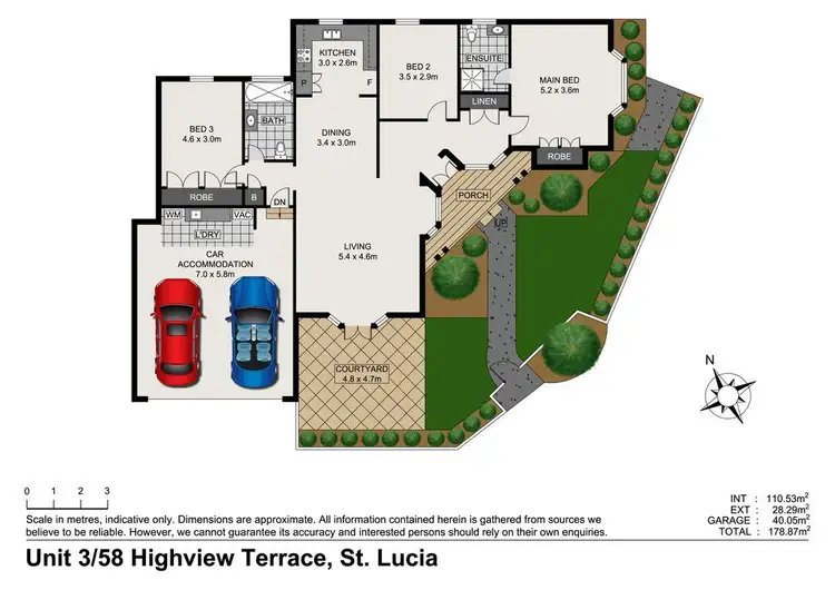 Floorplan of Homely house listing, 58 Highview Terrace, St Lucia QLD 4067