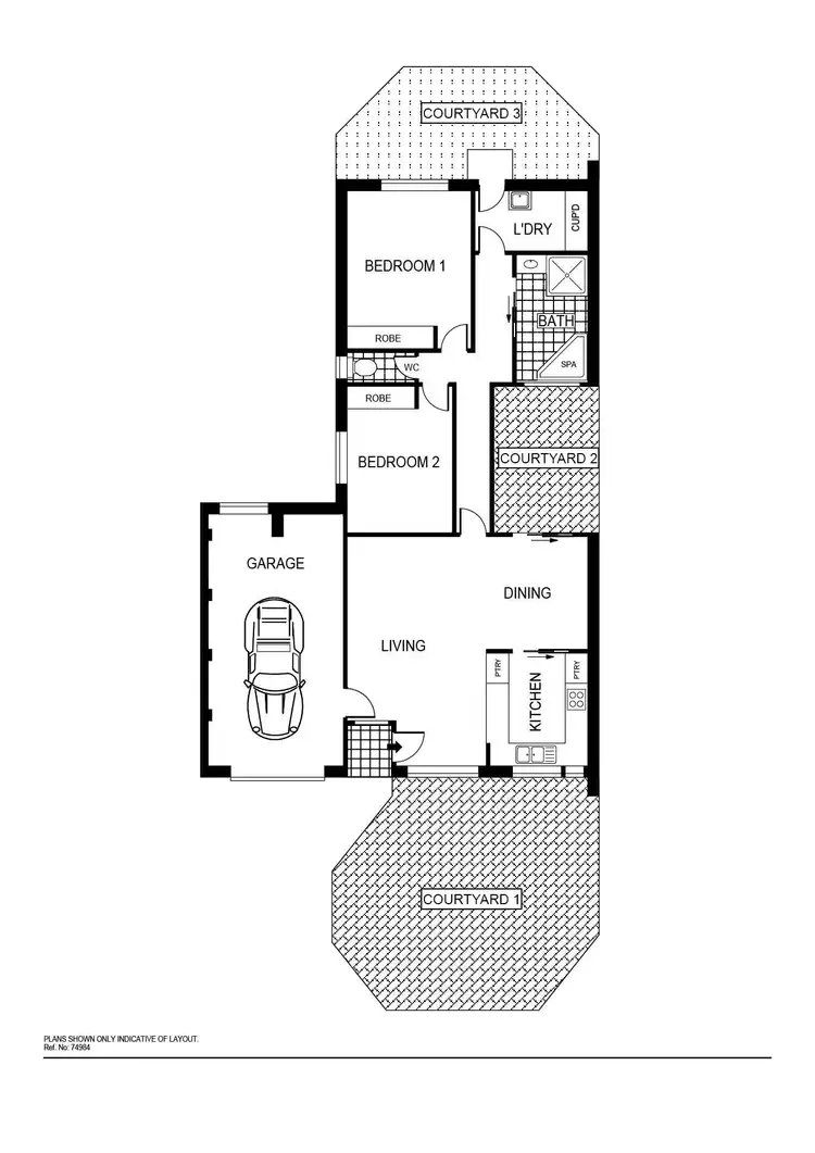 Floorplan of Homely townhouse listing, 11/21 Alsop Close, Phillip ACT 2606