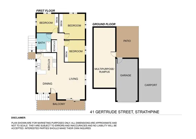 Floorplan of Homely house listing, 41 Gertrude Street, Strathpine QLD 4500