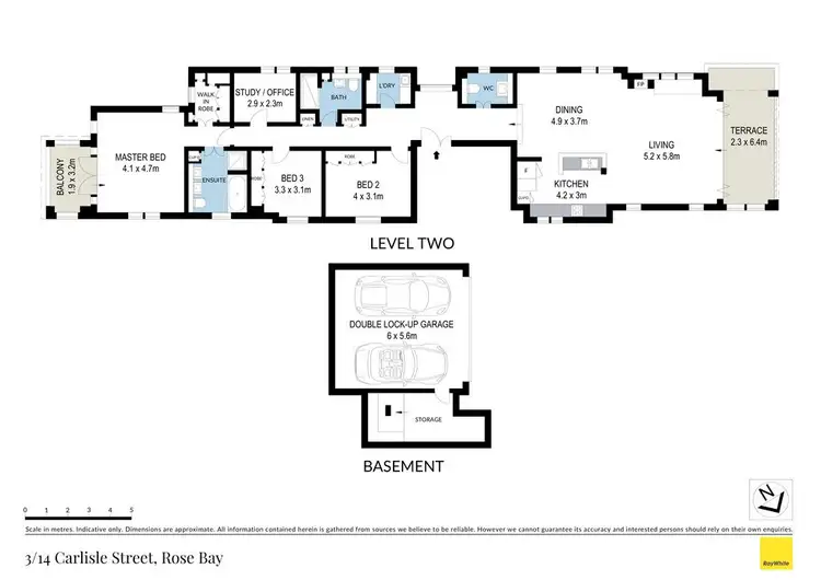 Floorplan of Homely apartment listing, 3/14 Carlisle Street, Rose Bay NSW 2029
