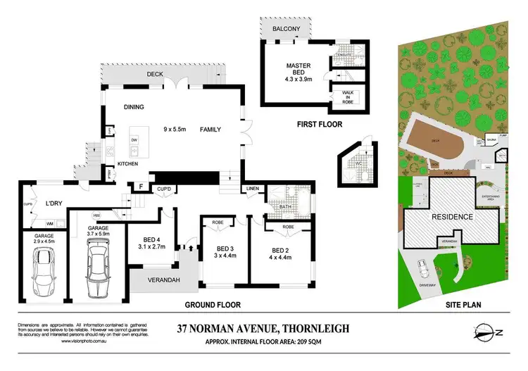 Floorplan of Homely house listing, 37 Norman Avenue, Thornleigh NSW 2120