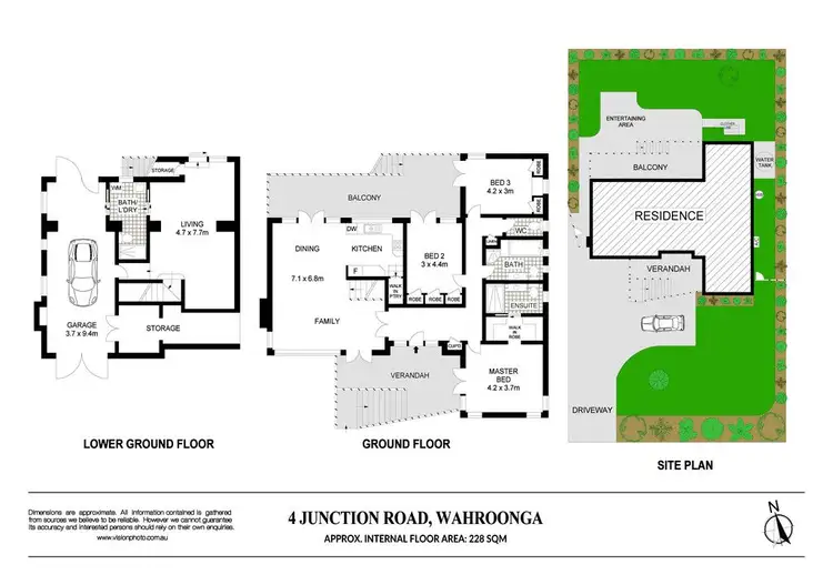 Floorplan of Homely house listing, 4 Junction Road, Wahroonga NSW 2076