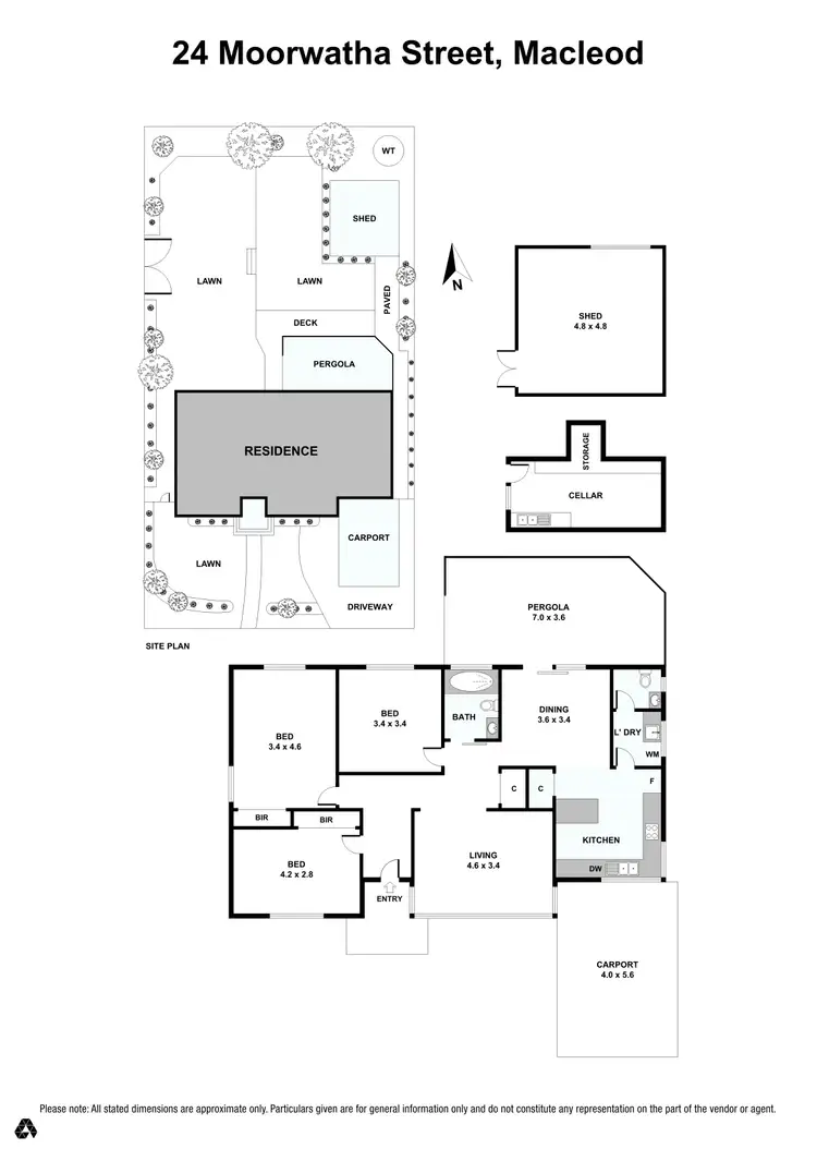 Floorplan of Homely house listing, 24 Moorwatha Street, Macleod VIC 3085