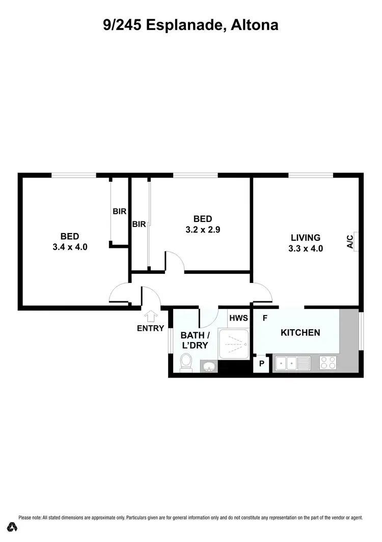 Floorplan of Homely unit listing, 9/245 Esplanade, Altona VIC 3018