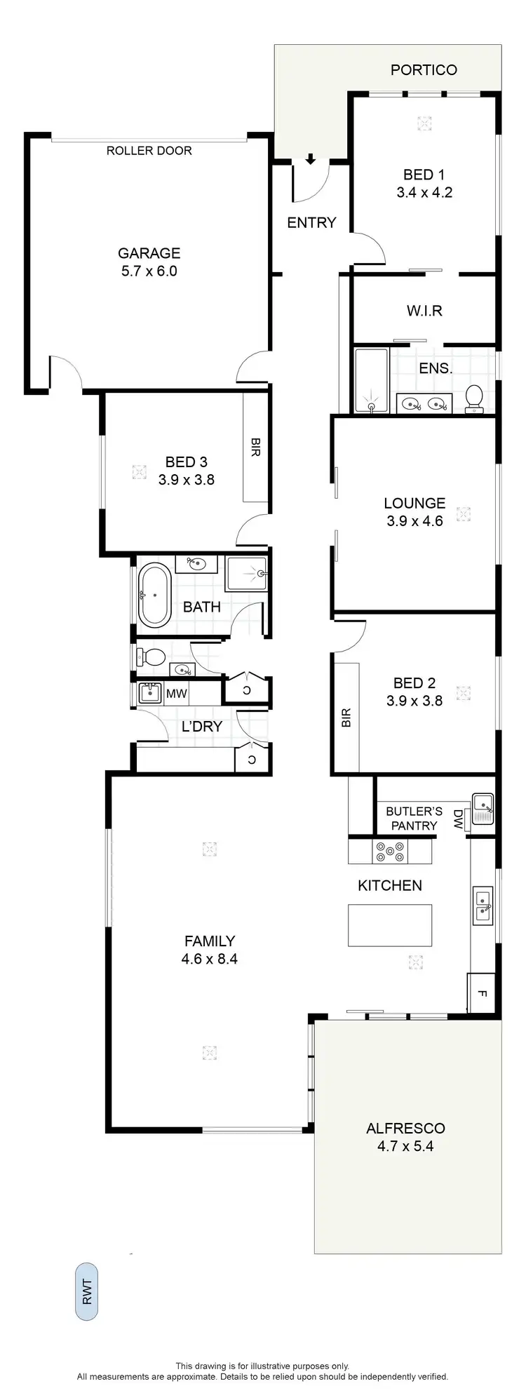 Floorplan of Homely house listing, 43 Wheaton Road, Melrose Park SA 5039
