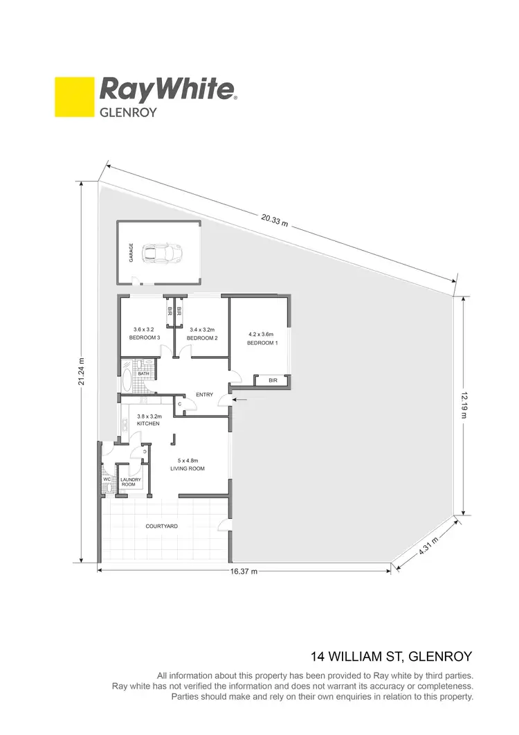 Floorplan of Homely house listing, 14 William Street, Glenroy VIC 3046