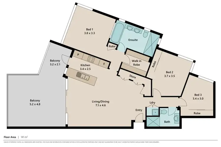 Floorplan of Homely unit listing, 60/8 Dunmore Terrace, Auchenflower QLD 4066