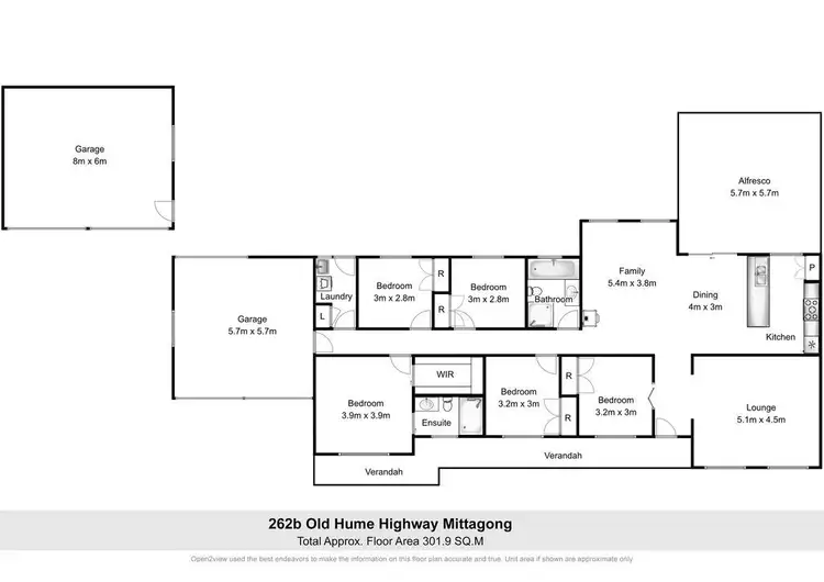 Floorplan of Homely house listing, 262B Old Hume Highway, Mittagong NSW 2575