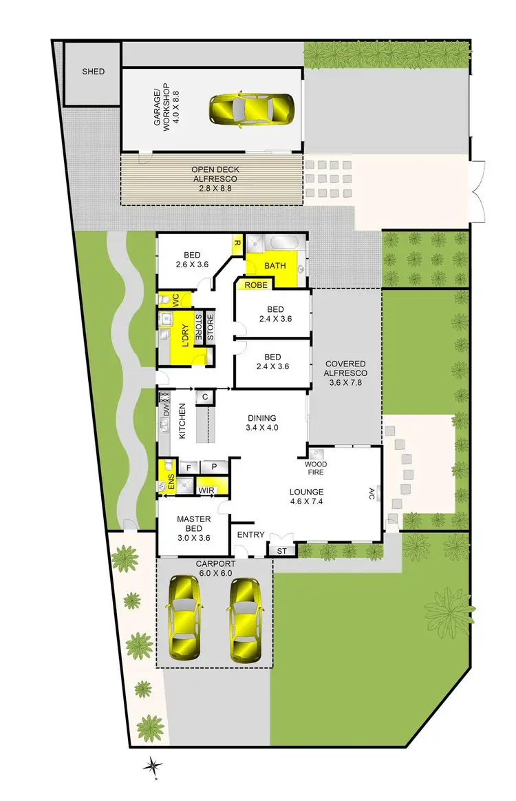 Floorplan of Homely house listing, 17 Stork Avenue, Belmont VIC 3216