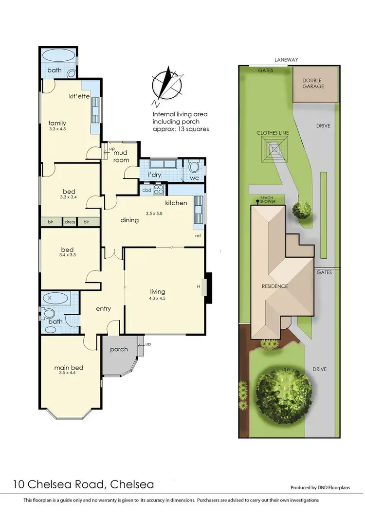 Floorplan of Homely house listing, 10 Chelsea Road, Chelsea VIC 3196