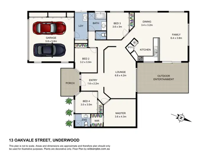 Floorplan of Homely house listing, 13 Oakvale Street, Underwood QLD 4119