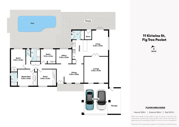 Floorplan of Homely house listing, 11 Kiriwina Street, Fig Tree Pocket QLD 4069