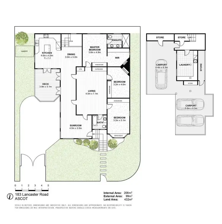 Floorplan of Homely house listing, 183 Lancaster Road, Ascot QLD 4007