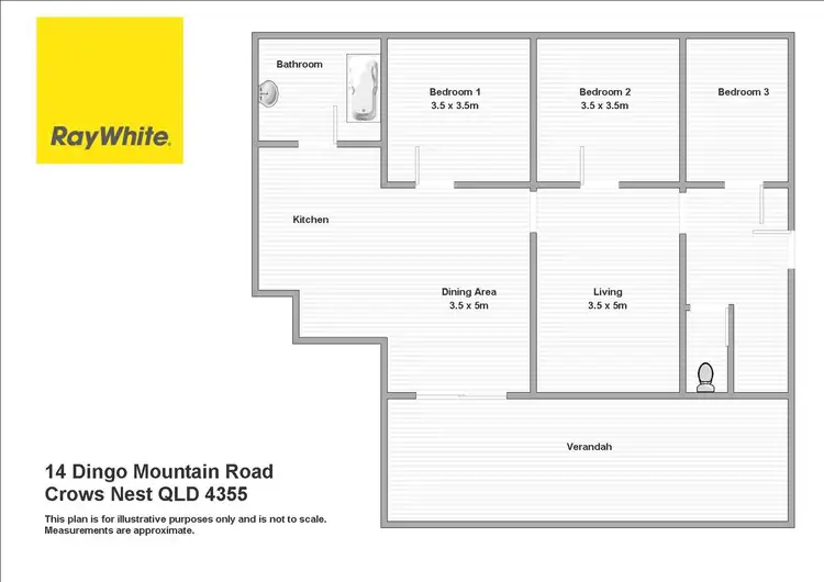 Floorplan of Homely rural property listing, 14 Dingo Mountain Road, Crows Nest QLD 4355