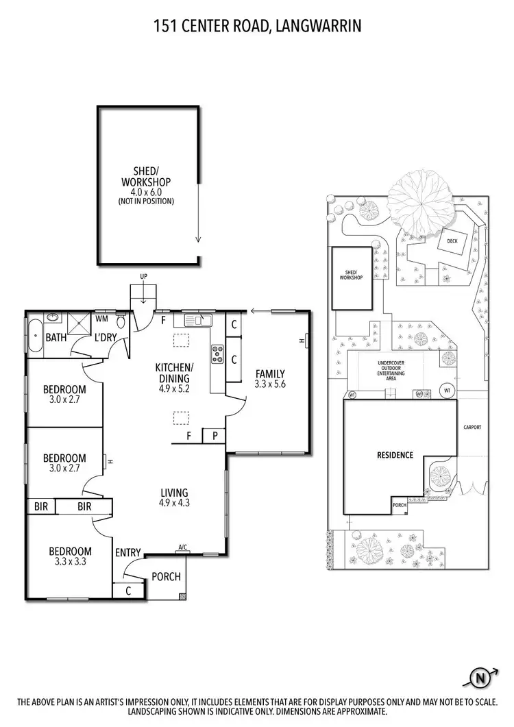 Floorplan of Homely house listing, 151 Centre Road, Langwarrin VIC 3910