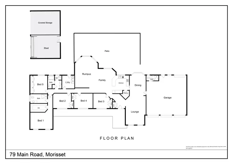 Floorplan of Homely house listing, 79 Main Road, Morisset NSW 2264