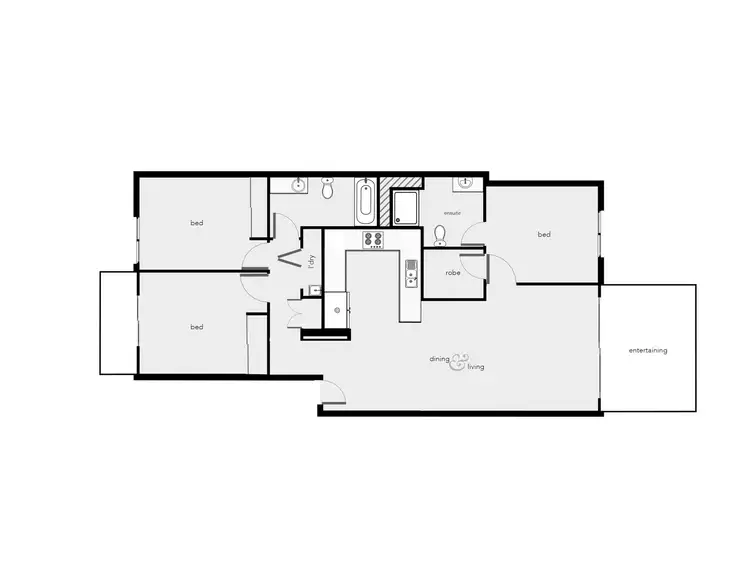 Floorplan of Homely unit listing, 74/114-118 Trinity Beach Road, Trinity Beach QLD 4879