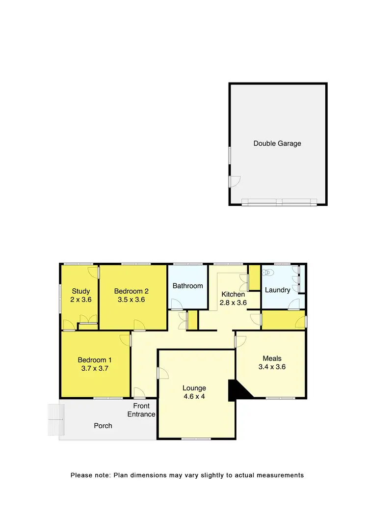 Floorplan of Homely house listing, 35 Cummins Street, Beaufort VIC 3373