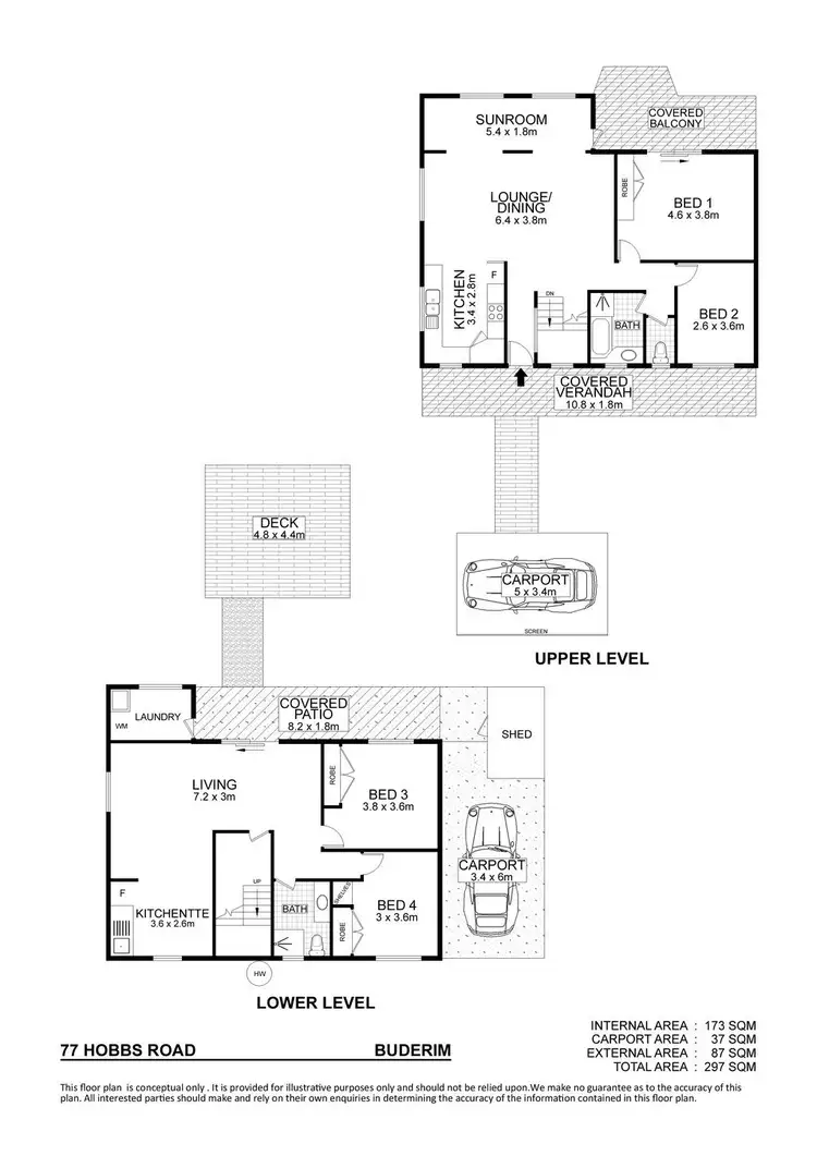Floorplan of Homely house listing, 77 Hobbs Road, Buderim QLD 4556