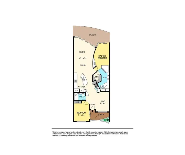 Floorplan of Homely unit listing, 1002/14 Aerodrome Road, Maroochydore QLD 4558