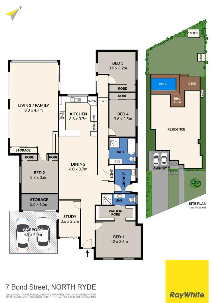 Floorplan of Homely house listing, 7 Bond Street, North Ryde NSW 2113