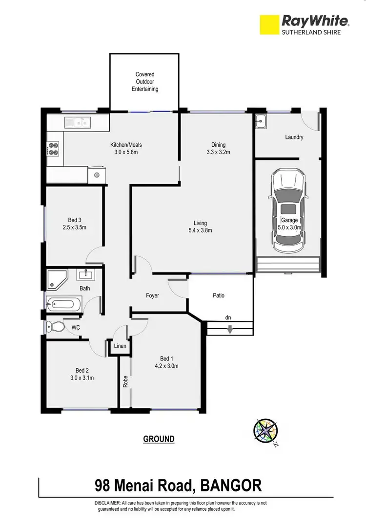 Floorplan of Homely house listing, 98 Menai Road, Bangor NSW 2234