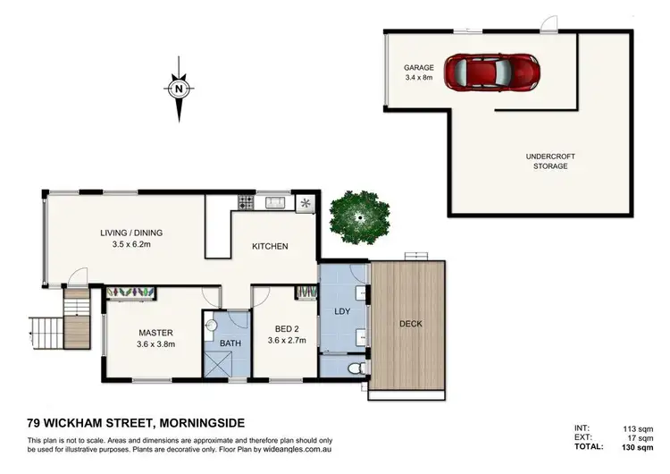 Floorplan of Homely house listing, 79 Wickham Street, Morningside QLD 4170