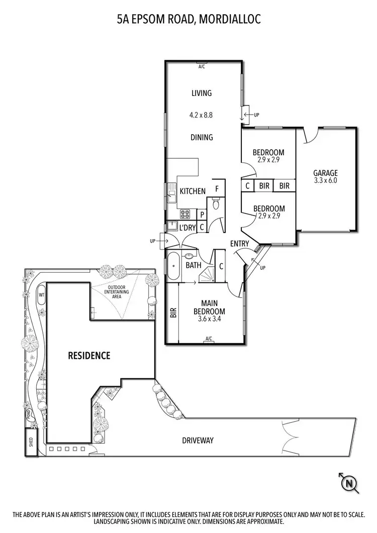 Floorplan of Homely house listing, 5A Epsom Road, Mordialloc VIC 3195