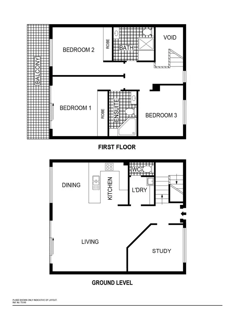 Floorplan of Homely townhouse listing, 12/25 Aspinall Street, Watson ACT 2602