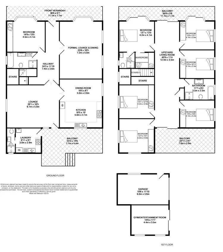 Floorplan of Homely house listing, 45 Pegler Avenue, Granville NSW 2142