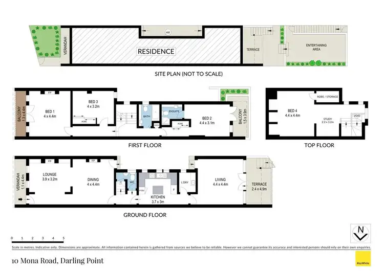 Floorplan of Homely house listing, 10 Mona Road, Darling Point NSW 2027
