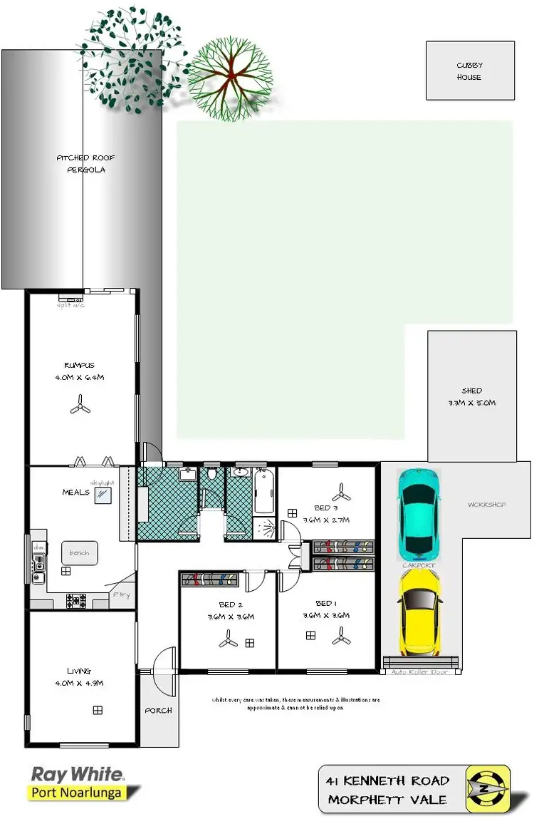 Floorplan of Homely house listing, 41 Kenneth Road, Morphett Vale SA 5162
