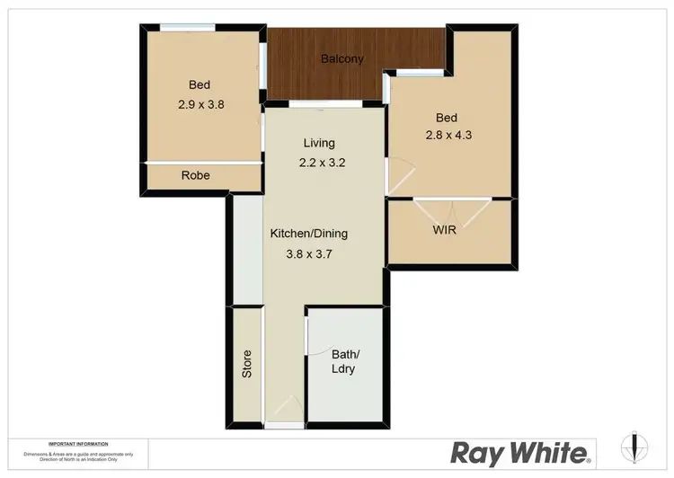 Floorplan of Homely apartment listing, 211/6 Charles Street, Charlestown NSW 2290