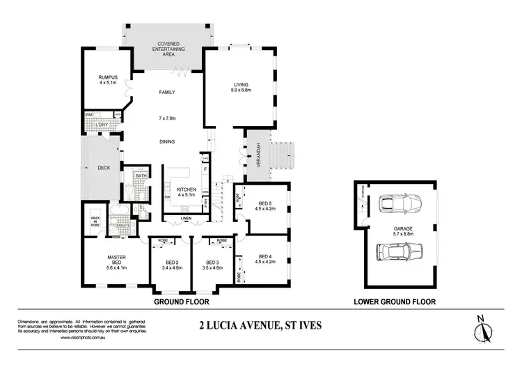 Floorplan of Homely house listing, 2 Lucia Avenue, St Ives NSW 2075