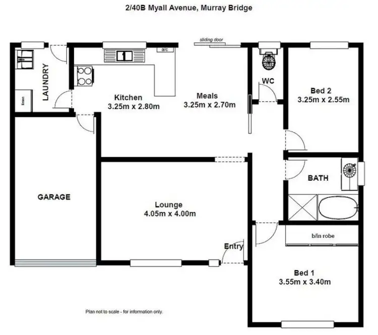 Floorplan of Homely house listing, 2/40B Myall Avenue, Murray Bridge SA 5253