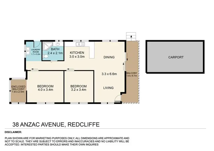 Floorplan of Homely house listing, 38 Anzac Avenue, Redcliffe QLD 4020