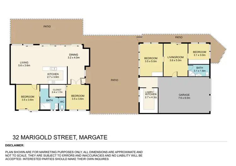 Floorplan of Homely house listing, 32 Marigold Street, Margate QLD 4019