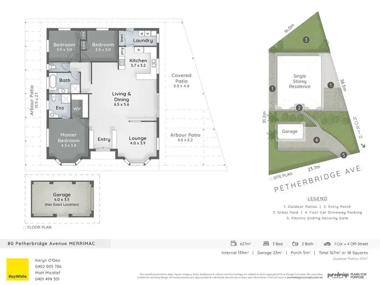Floorplan of Homely house listing, 80 Petherbridge Avenue, Merrimac QLD 4226