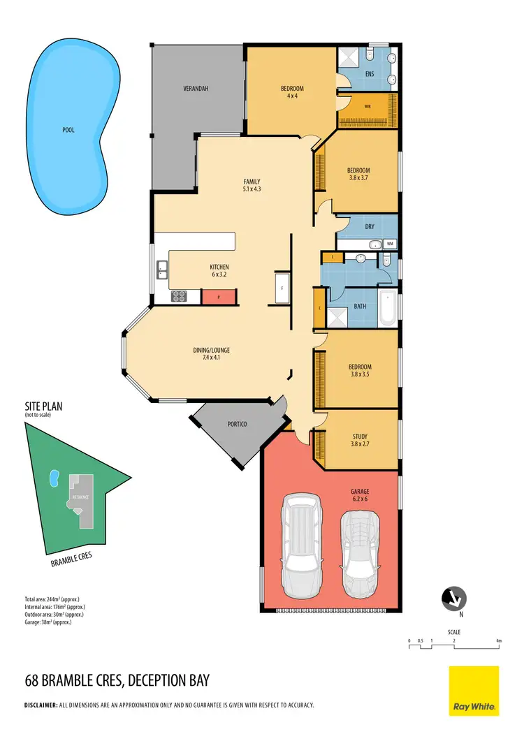 Floorplan of Homely house listing, 68 Bramble Crescent, Deception Bay QLD 4508