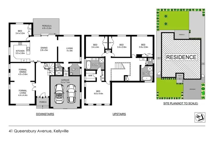 Floorplan of Homely house listing, 41 Queensbury Avenue, Kellyville NSW 2155