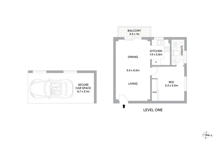 Floorplan of Homely apartment listing, 5/9 Longview Street, Balmain NSW 2041