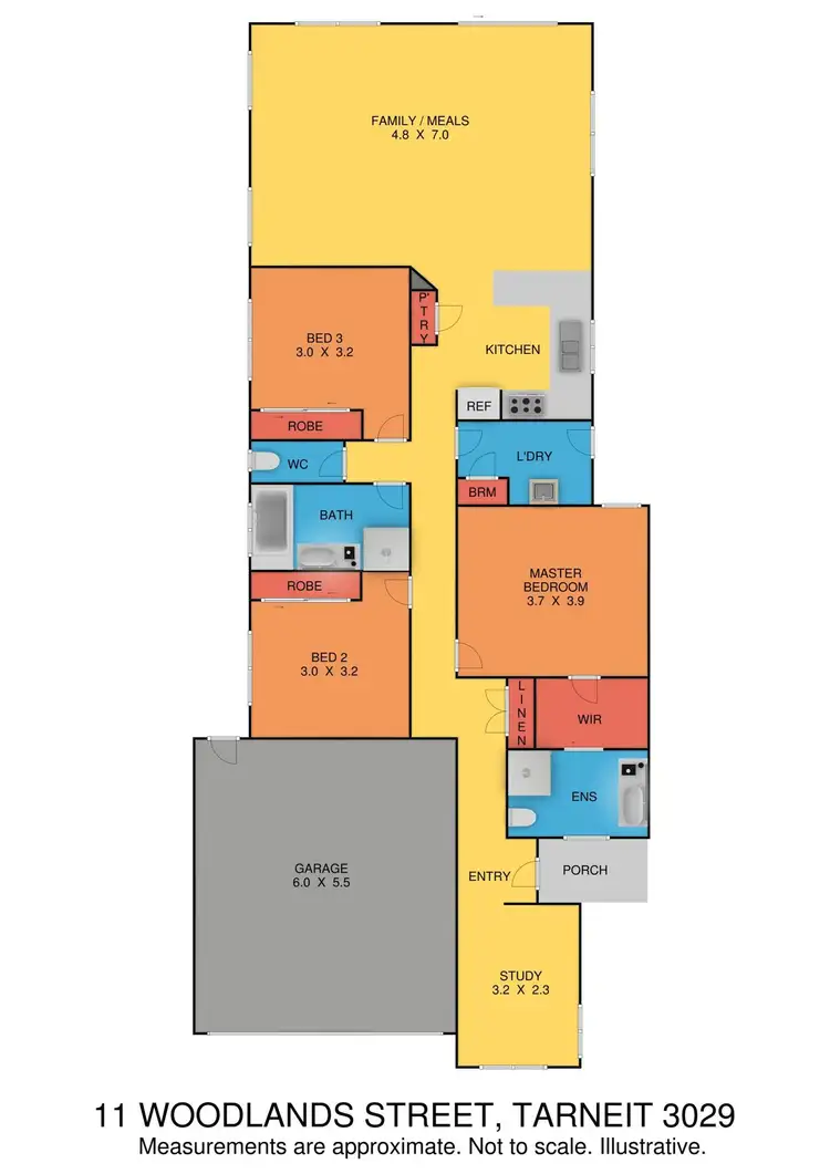 Floorplan of Homely house listing, 11 woodlands Street, Tarneit VIC 3029