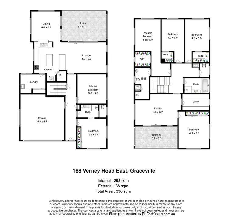 Floorplan of Homely house listing, 188 Verney Road East, Graceville QLD 4075