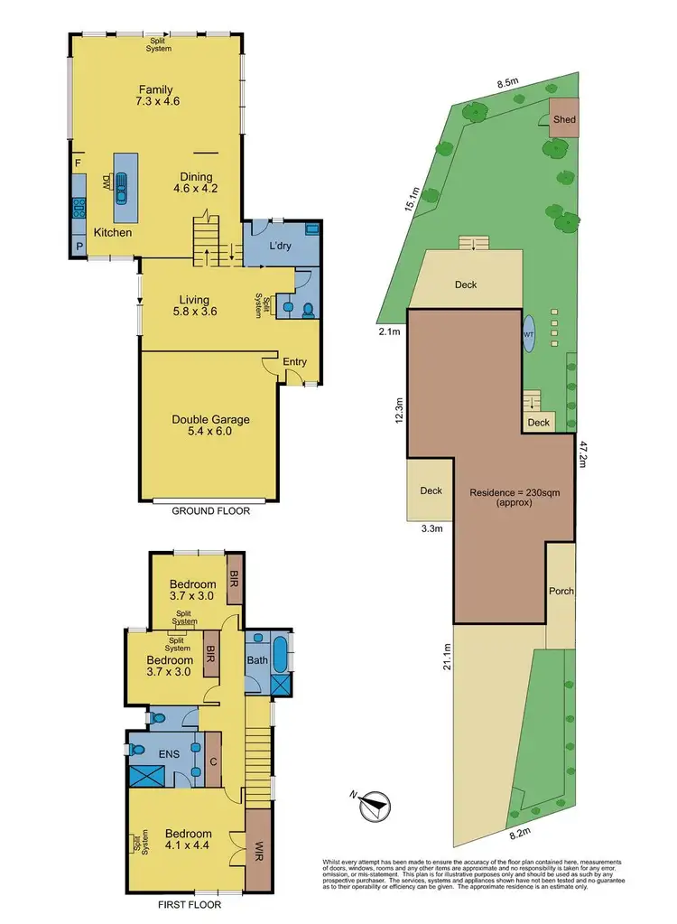 Floorplan of Homely townhouse listing, 3A Thornhill Drive, Forest Hill VIC 3131