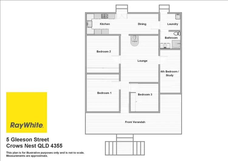 Floorplan of Homely house listing, 5 Gleeson Street, Crows Nest QLD 4355