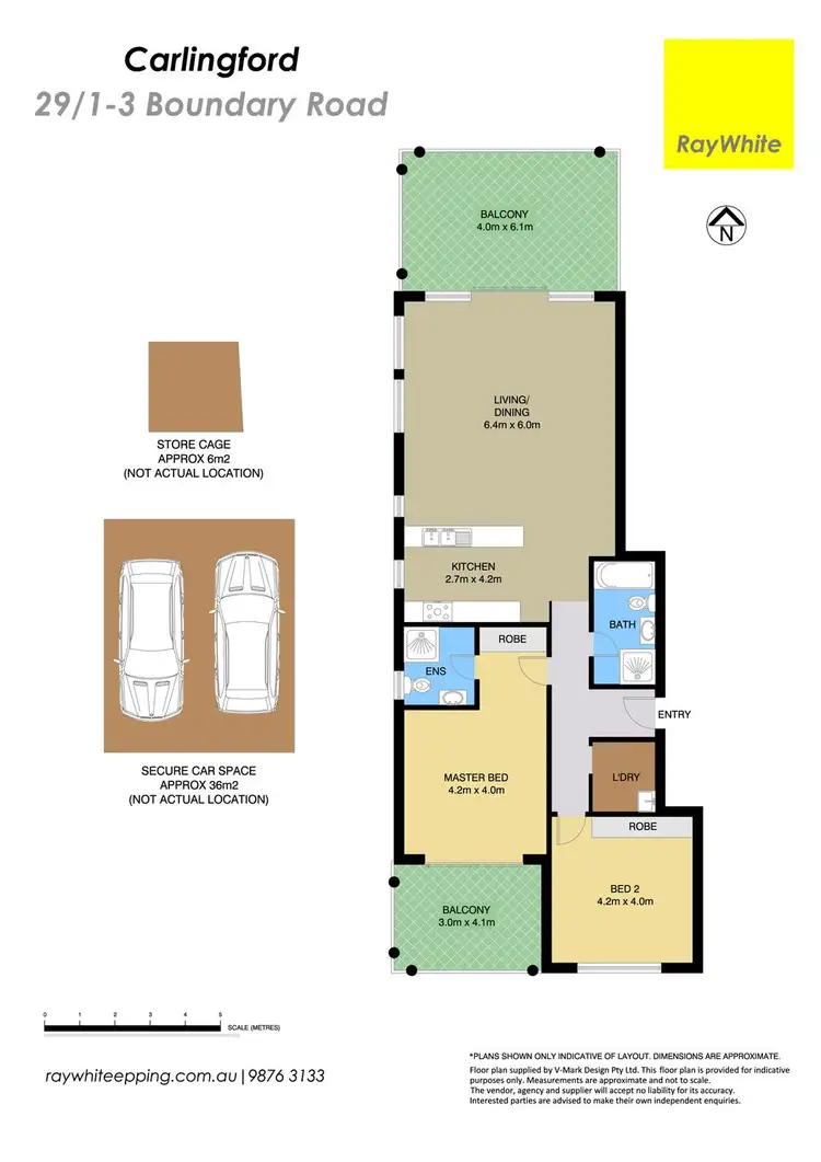 Floorplan of Homely apartment listing, 29/1-3 Boundary Road, Carlingford NSW 2118