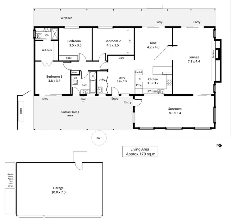 Floorplan of Homely house listing, 15 Fairway Avenue, Barmera SA 5345