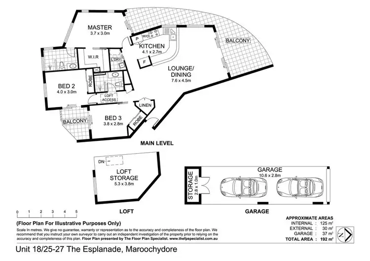 Floorplan of Homely unit listing, 18/25-27 The Esplanade, Maroochydore QLD 4558