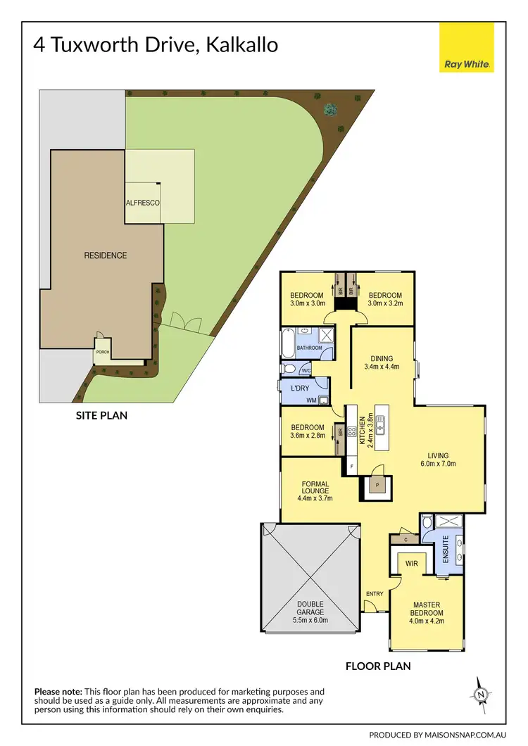 Floorplan of Homely house listing, 4 Tuxworth Drive, Kalkallo VIC 3064