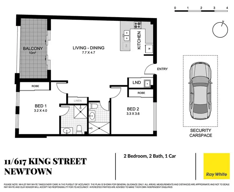 Floorplan of Homely apartment listing, 11/617 King Street, Newtown NSW 2042